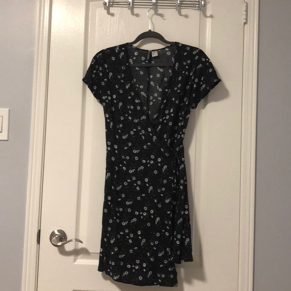 Floral Wrap Dress
